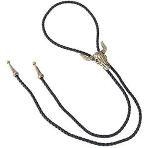 Cravate Bola Western Aztec Indian Art – Longueur ~39,37 Pouces – Alliage – Neuf Avec étiquettes